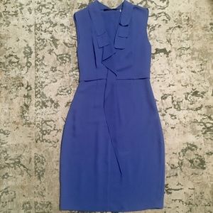Tahari royal blue dress